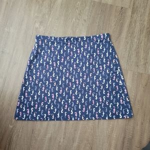 J. Jill Seahorse Skirt with Pockets